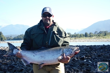 Fotos da pesca esportiva em Chaiten no Chile